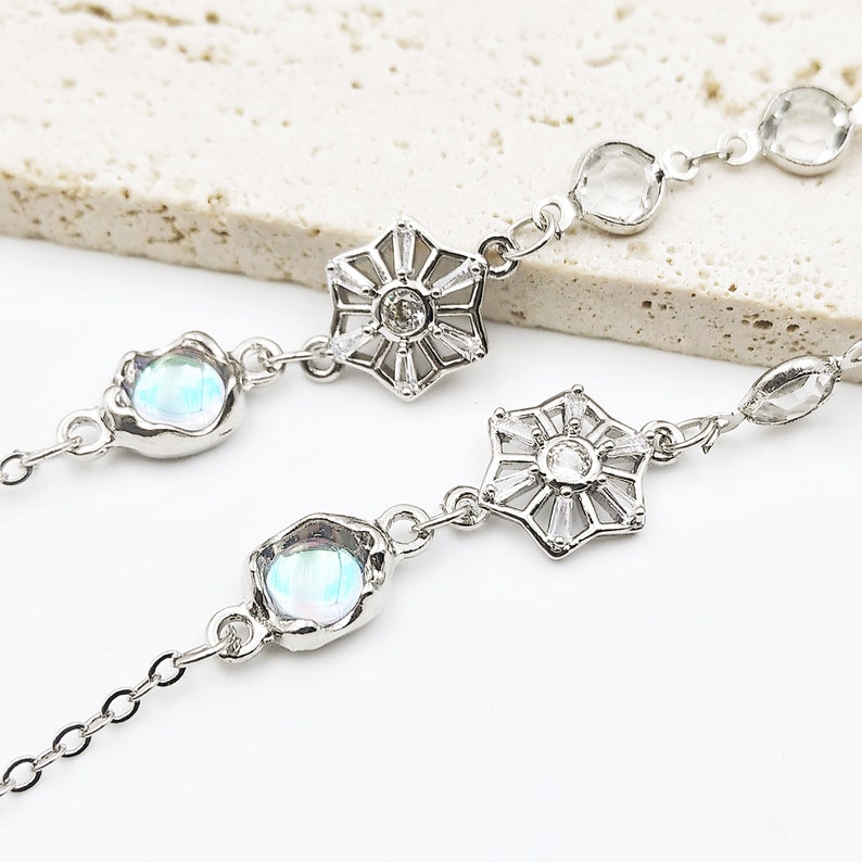 Crystal Glasses Chain: Silver Eyeglass Necklace for Women - Etsy