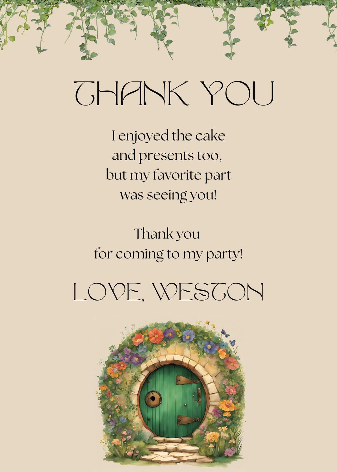 Thanks Fg Thank You Card: Lord of the Rings First Birthday Invitation (digital ...