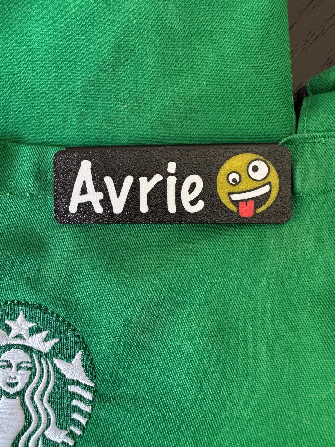 Starbucks Name Tag BLACK - Snap on Cover for Starbucks Metal Slip on ...