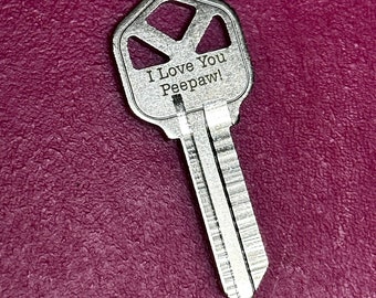 Custom key tag, Cabin, boat, garage, shed, extra key label, keychain, Custom Engraved Key Blanks