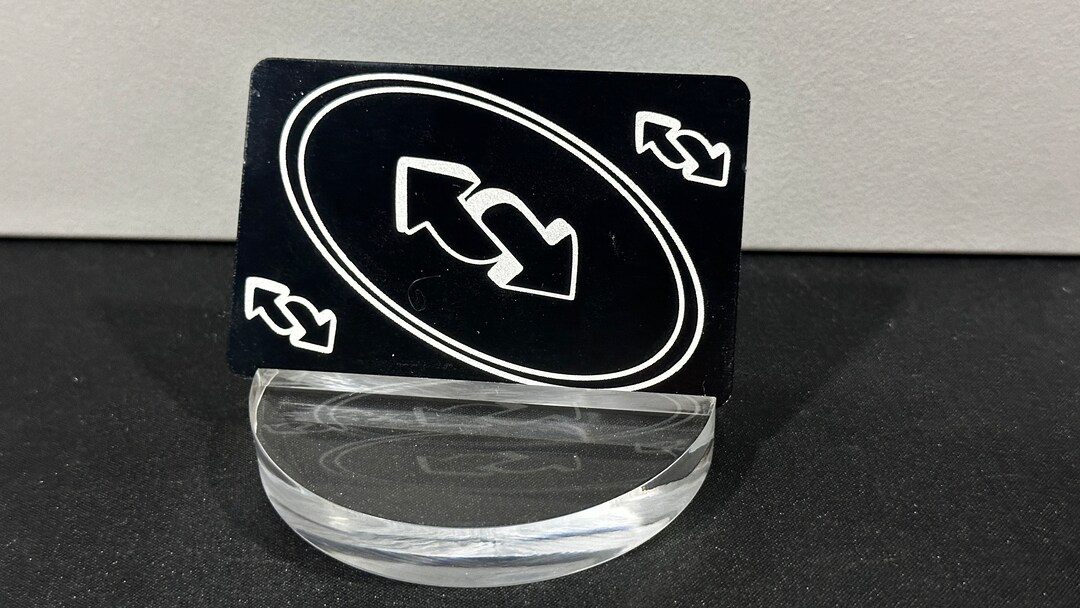 Uno Reverse Black Card Metal Credit Card Swap, Chip and Magnetic Strip ...
