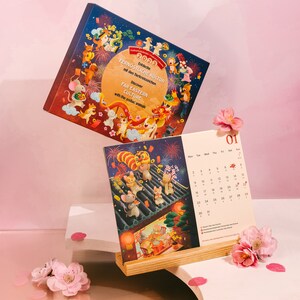 Postkartenkalender 2023 mit Tierkreiszeichen | Entdecke fernöstliche Kultur mit den Tierkreiszeichen | Deutsch-Englisch
