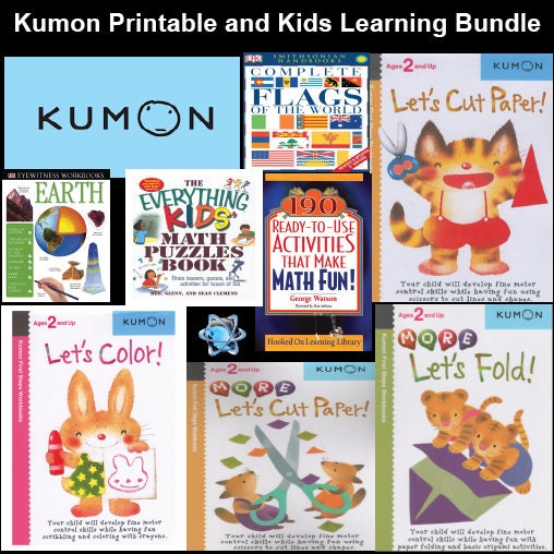 Kumon Printable and Kids Learning Bundle (digital Copy) - Etsy