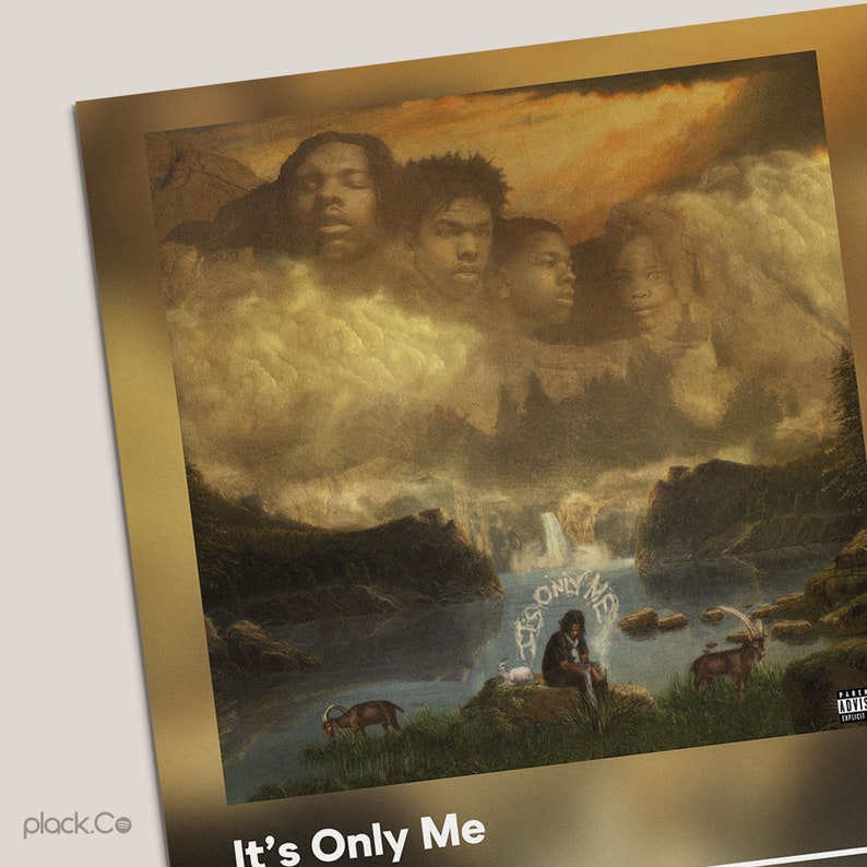 Lil Baby It's Only Me Custom Album Cover Custom Etsy