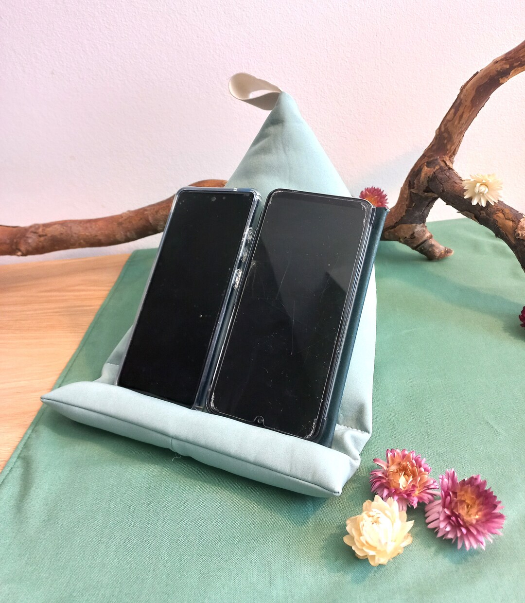 Bean Bag Mint for Laptop or Two Cell Phones Seat Cushion for Etsy