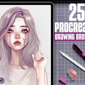 Procreate Zeichenpinsel: Bleistift, Marker & Blending Kit