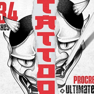Kit tatuaggio definitivo per Procreate, Pennelli per ombreggiatura tatuaggio, Stippling Procreate, Fodere per tatuaggi, Procreate Grain Shader, Pennello per ago per tatuaggio