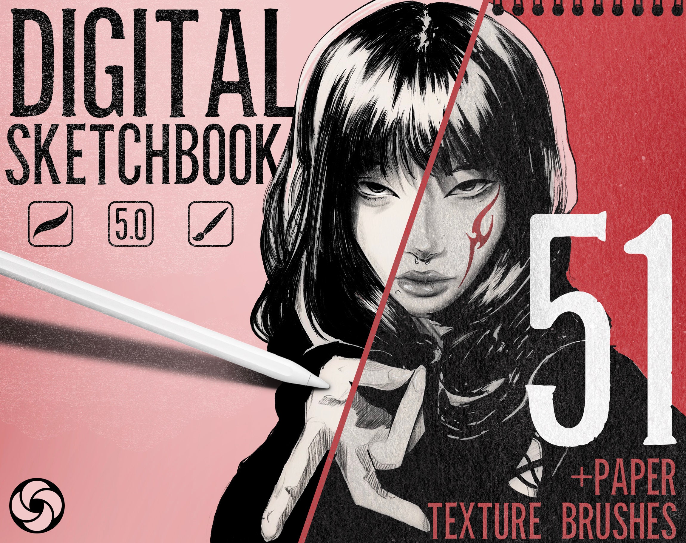 Sketchbook Set – Photoshop Brushes - Design Cuts