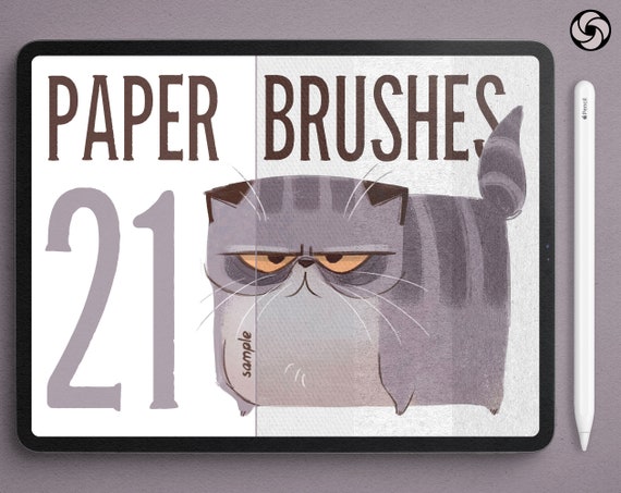 Procreate Paper Texture Brushes: Realistic Watercolor Canvases