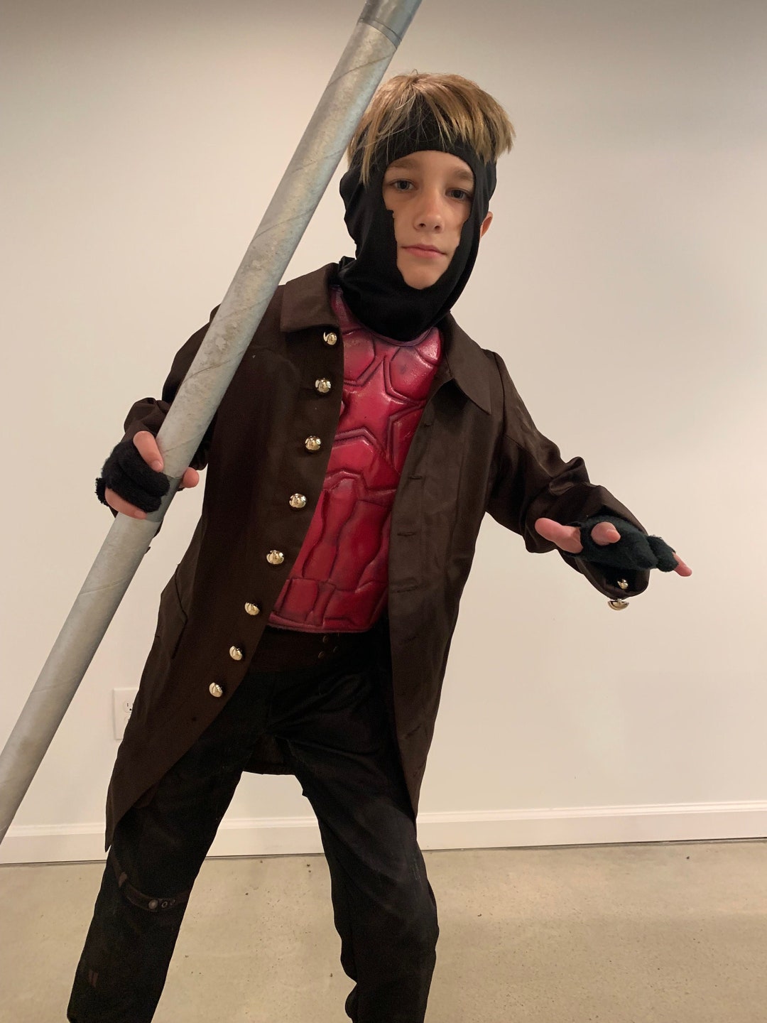 Gambit Homemade Kid's Costume Etsy