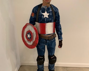 Captain America Homemade Kid's Costume 