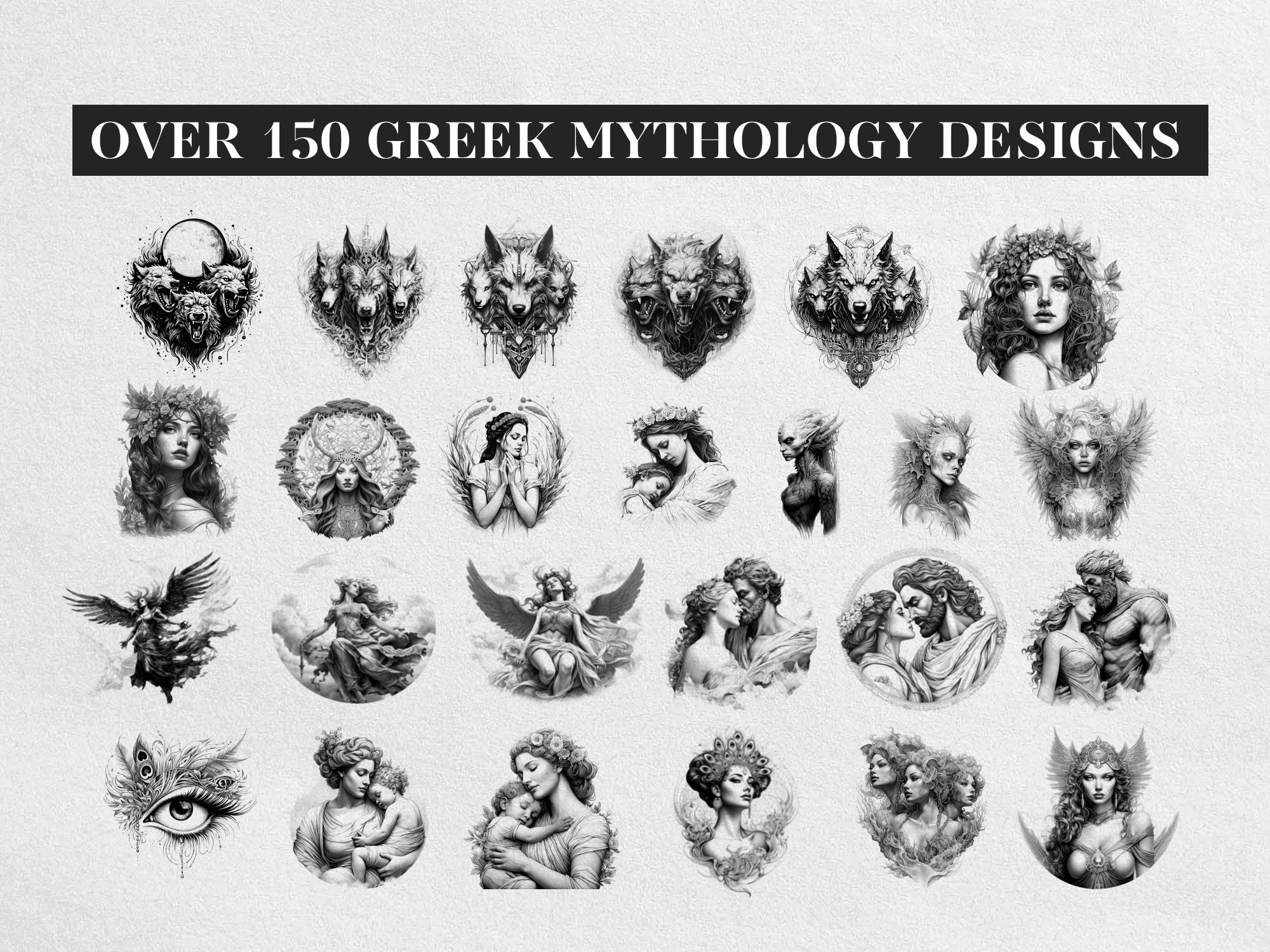 Small Simple Greek Mythology Tattoos