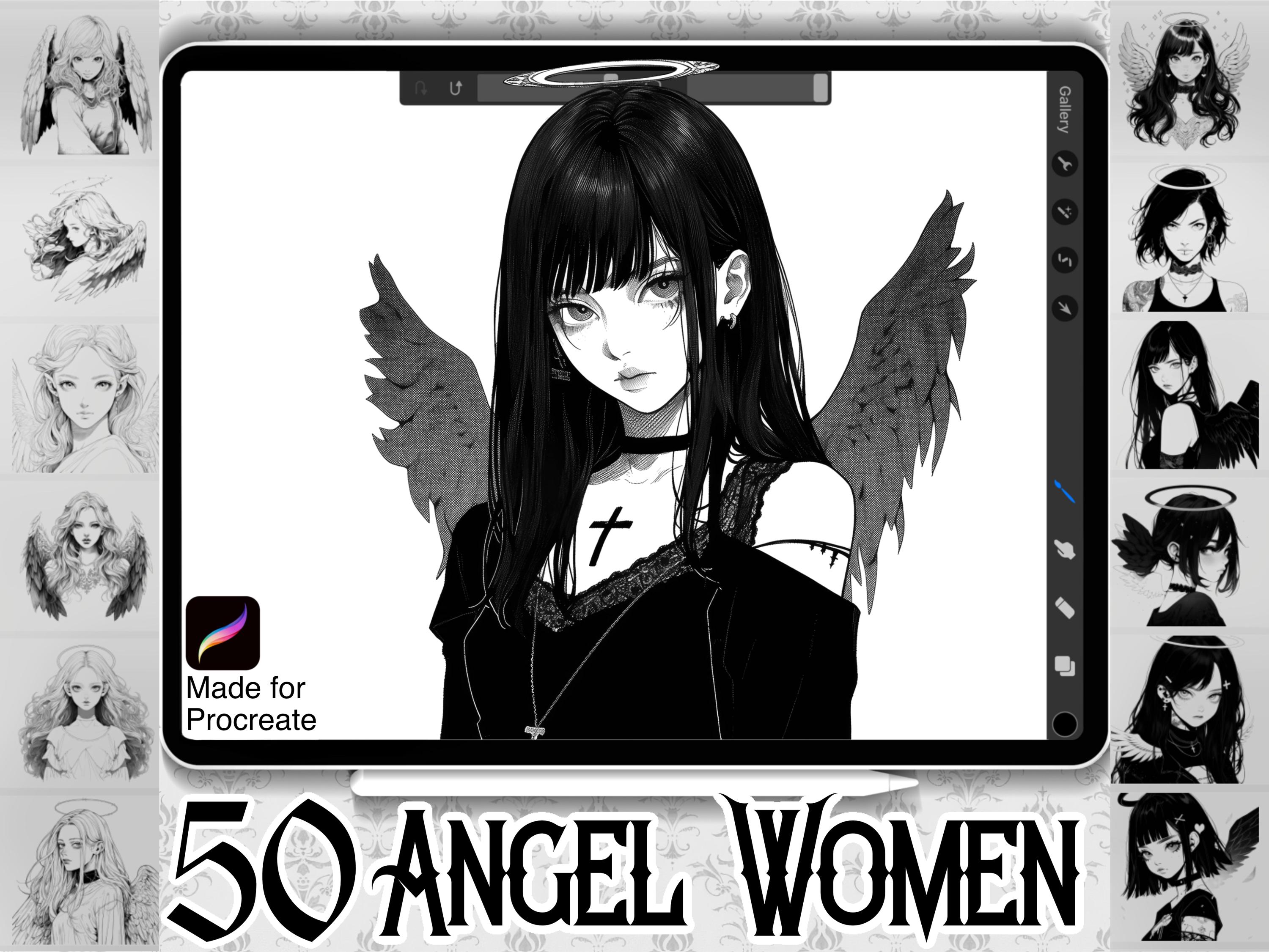 Chibi Engel zum Ausmalen - Kostenlos Malvorlagen und Ausmalbilder zum  Ausdrucken, image size:3000x2251