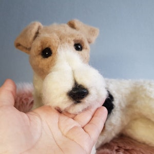 Fox terrier soft toy top