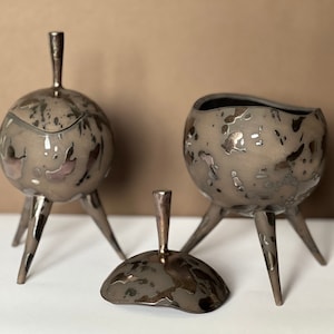 Original ceramic pot, Sugar jarn, Modern pottery sugar jars, Original salt cellar, Storage pots for sugar containers