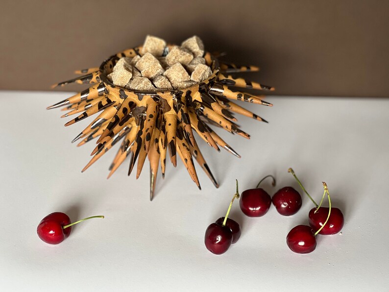 Moderne Kunst Keramikdosen, schwarze Keramik Zuckerdose, schöne handgemachte Vorratsdose, Zuckerdose, Konker Schüssel für die Küche Bild 2