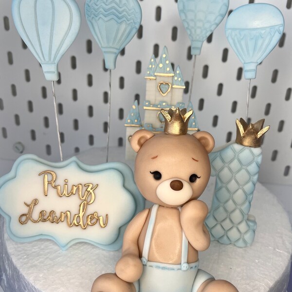 Taddybär Prinz Cake Topper