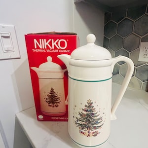 Nikko Happy Holidays Thermal Vacuum Carafe