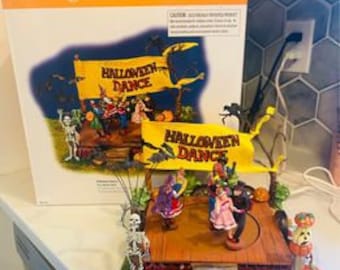 Department 56 Original Snow Village Animated "Halloween Dance"