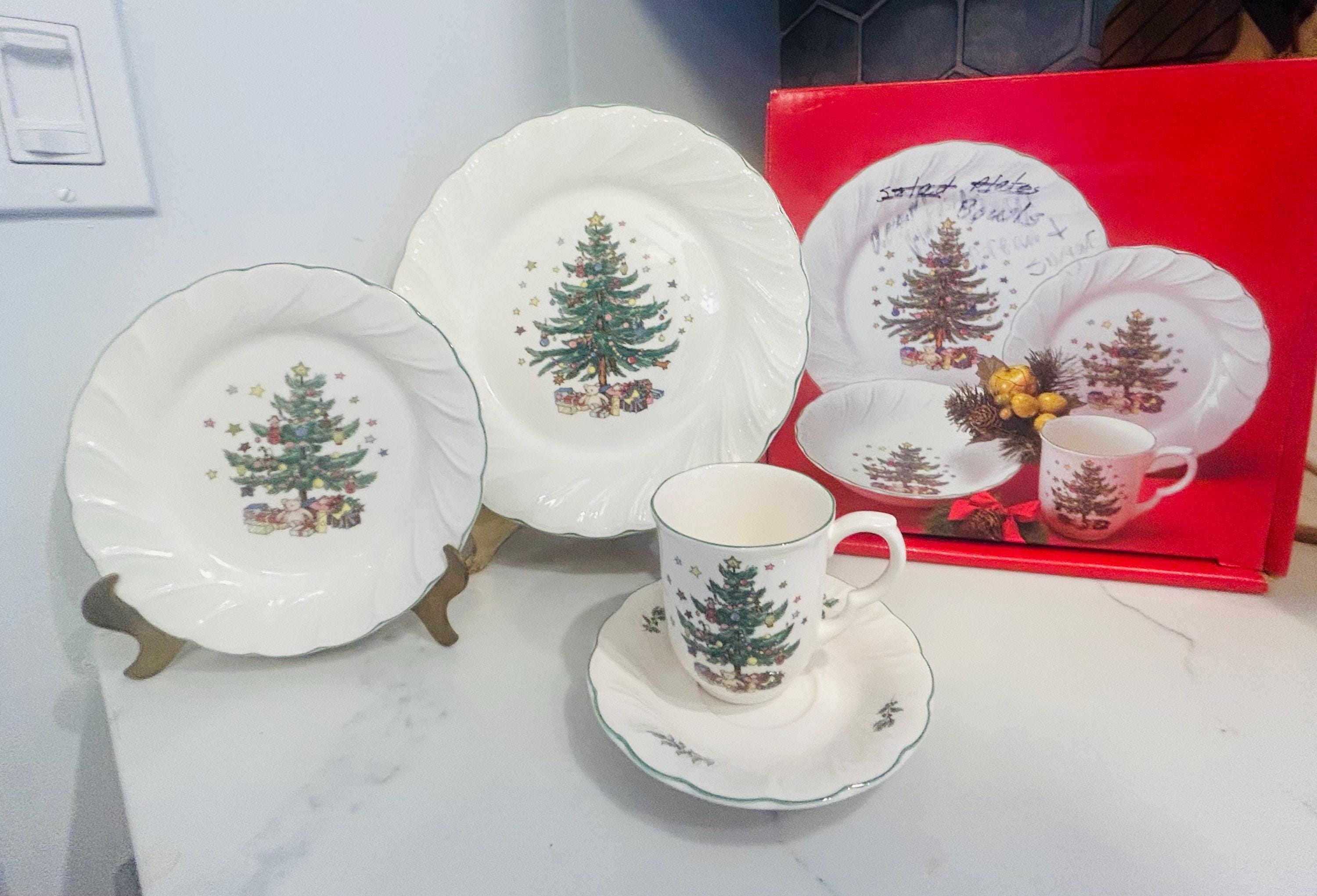 Vintage Christmas Plates Set Nikko - Etsy