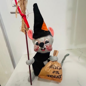 Annalee  1965 Trick or Treat Halloween Mouse Trick or Treat