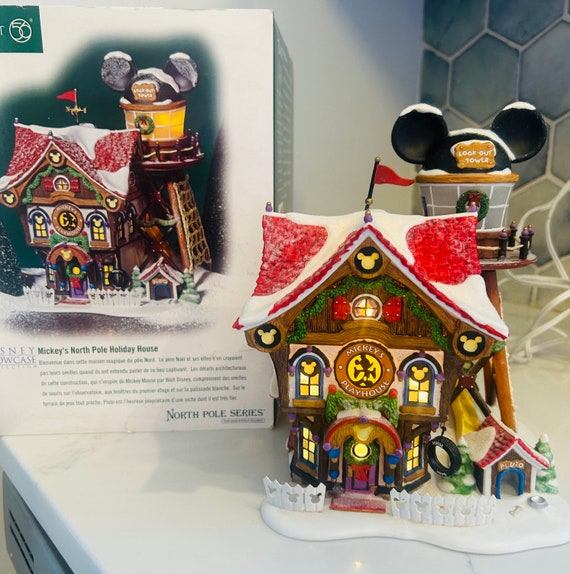 Retired Department 56 Mickey's North Pole Holiday House - Etsy