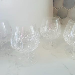 Waterford Brandy Glass Lismore Balloon Crystal 12 Oz