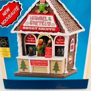 New Vintage Lemax Village Collection -  Lemax Hansel & Gretels&quot; Sweet Shoppe