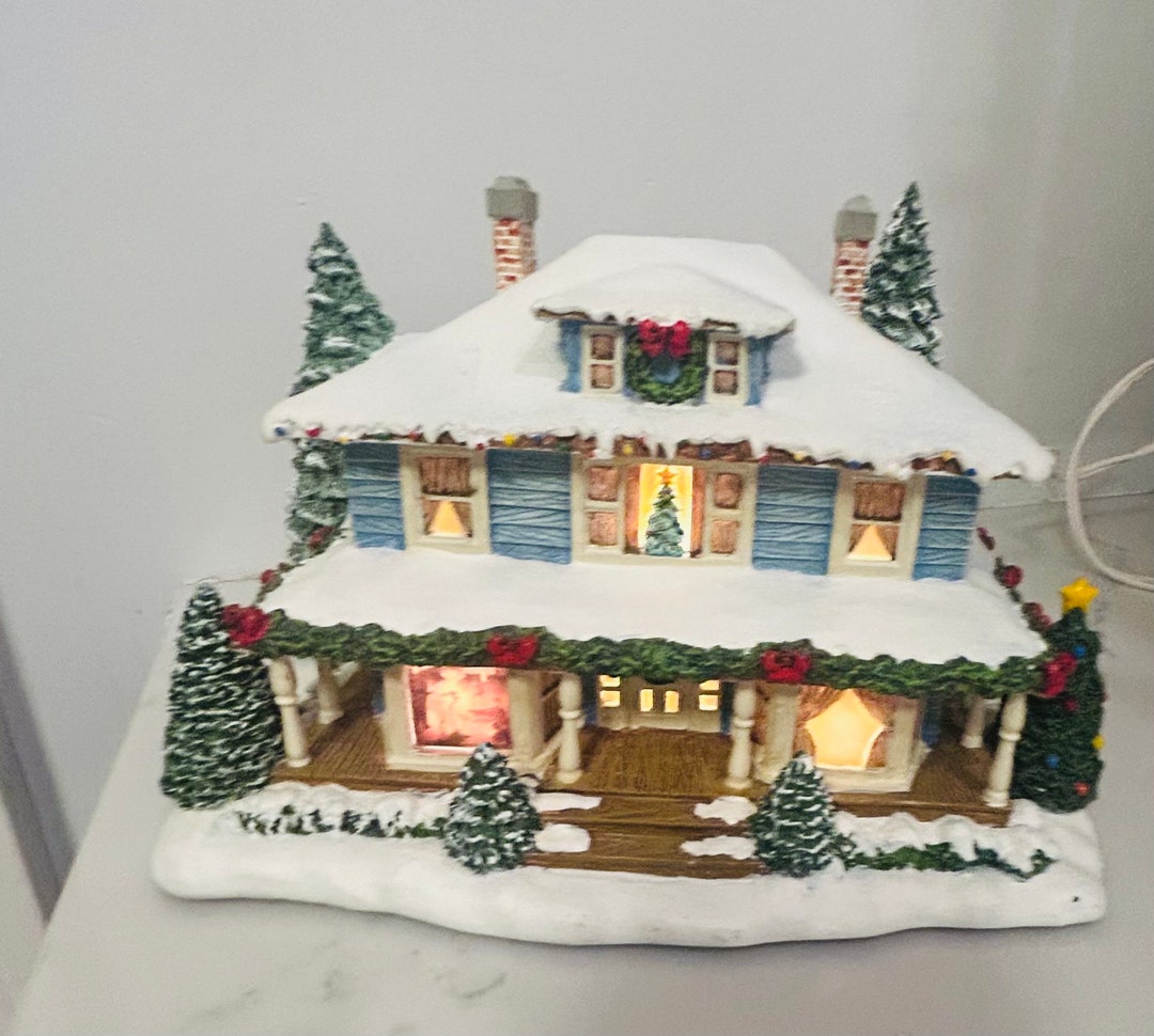 Norman rockwell christmas village set