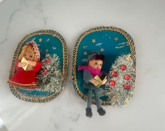 Set of 2 1960’s Vintage pixie elves
