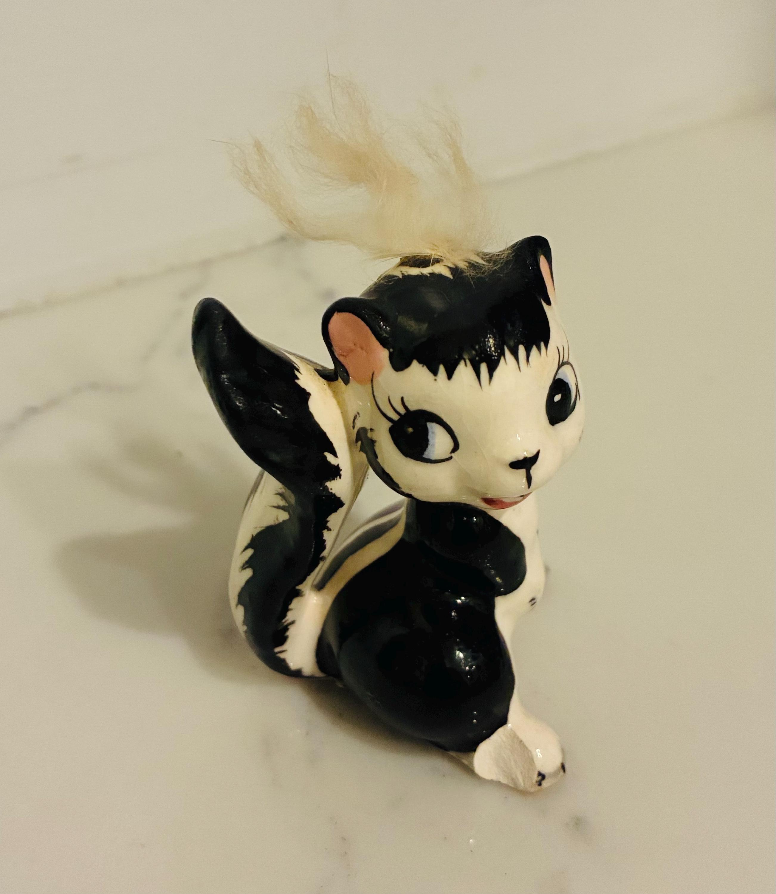 Skunk Figurine - Etsy