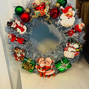 Vintage handmade wreath