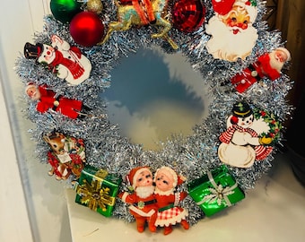 Vintage handmade wreath