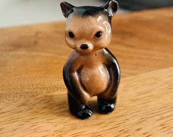 Vintage Hagen-Renaker baby bear figurine