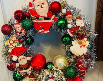 Vintage handmade wreath
