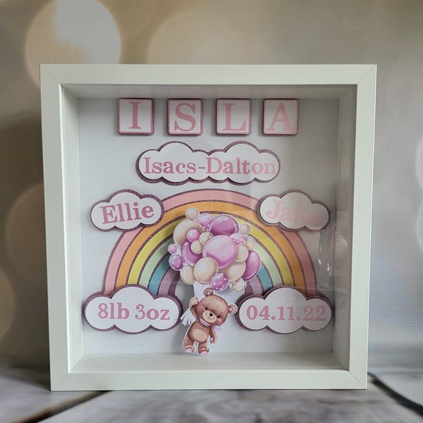 Personalised Box Frame Make Your Own Box Frame
