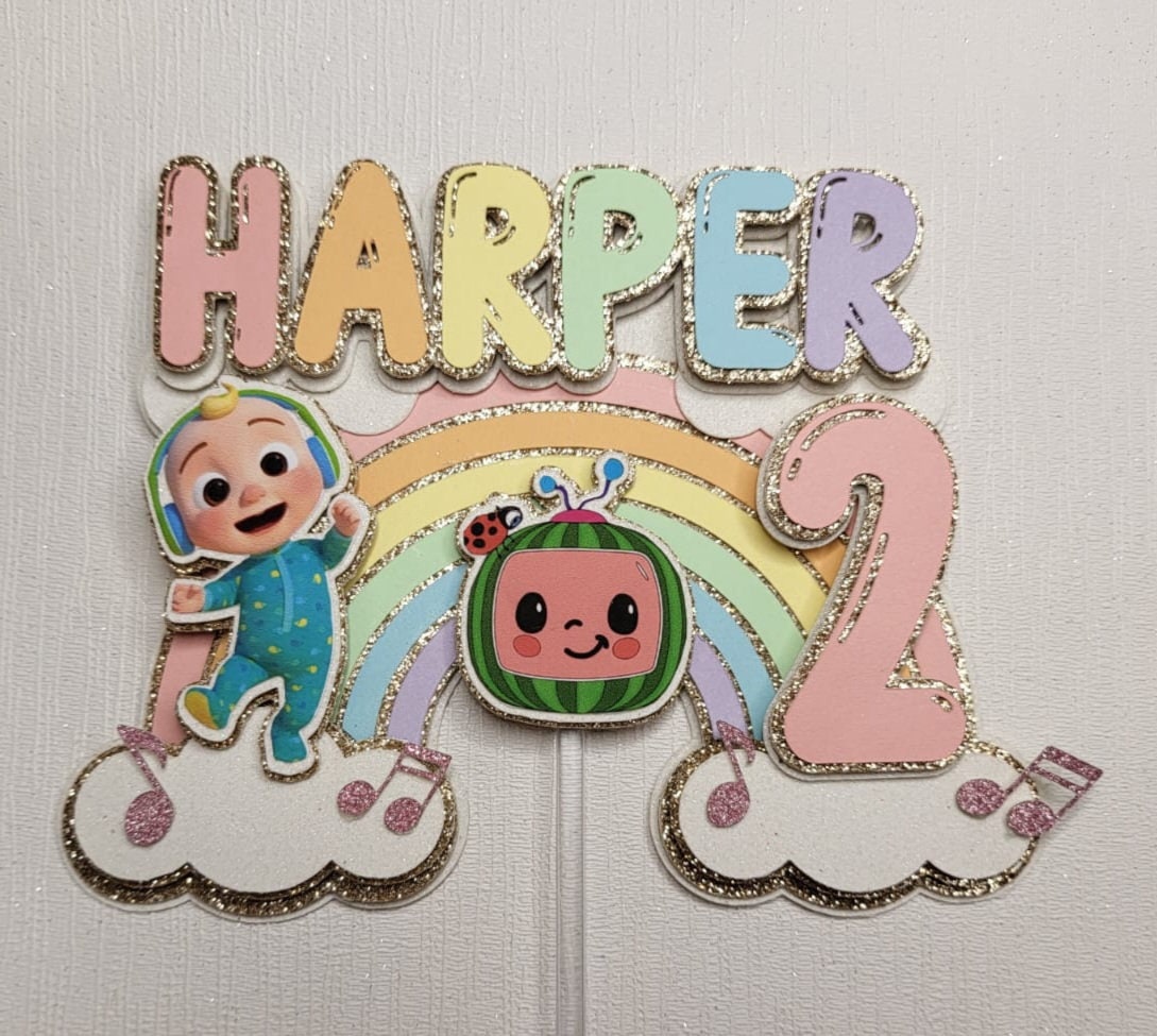 Personalised Cake Topper Etsy