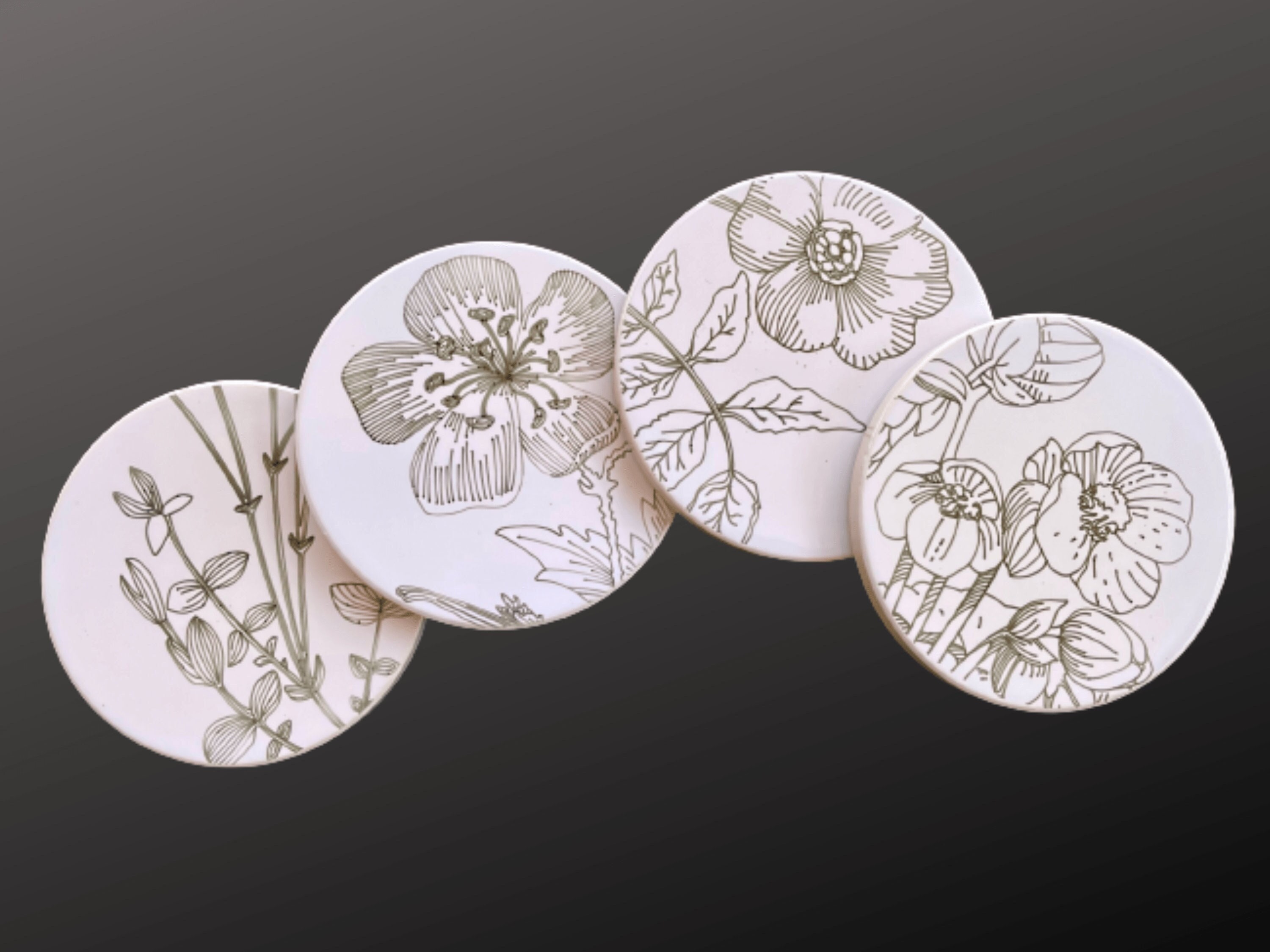 Absorbent Anti-Slip Cork Bottom Sublimation Printing Pot Mats Ceramic  Coasters - China Coaster and Ceramic Coasters price