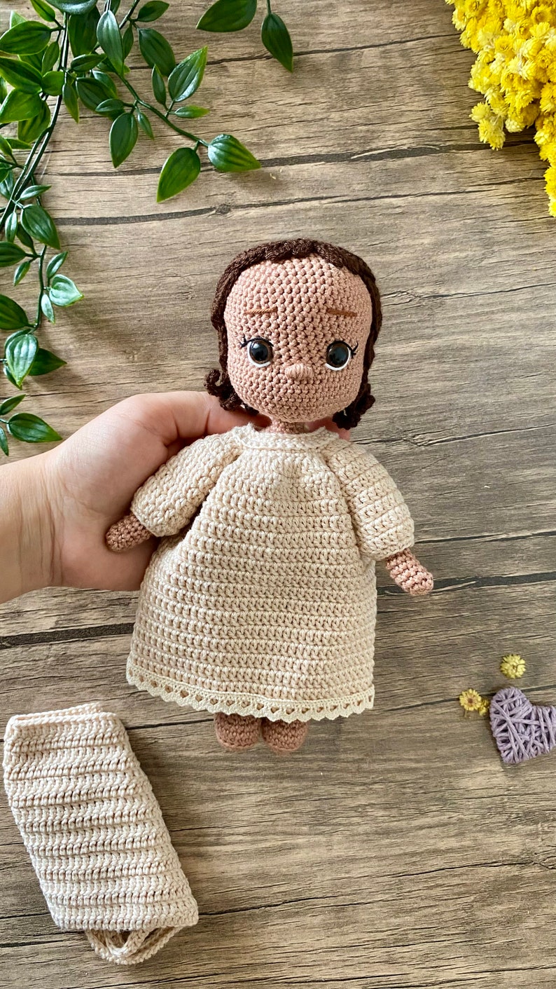 Modèle au crochet pour poupée hijab Amigurumi Zeynep image 4