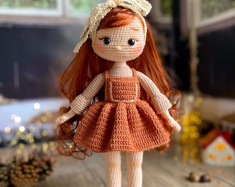 Burçak doll english crochet pattern