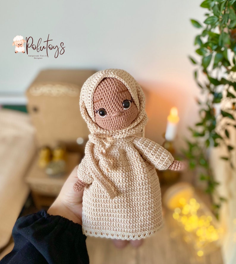 Amigurumi Zeynep Hijab Häkelanleitung Bild 5