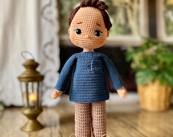 Amigurumi Joseph doll crochet pattern