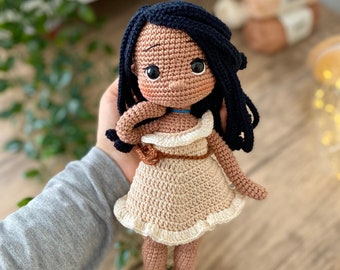 Modèle au crochet pour poupée Amigurumi Pochantes