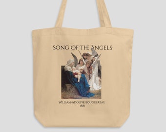 Song of the Angels Öko-Einkaufstasche - große Einkaufstasche, umweltfreundlich, Einkaufstasche, Einkaufstasche, Fine Art, Cute
