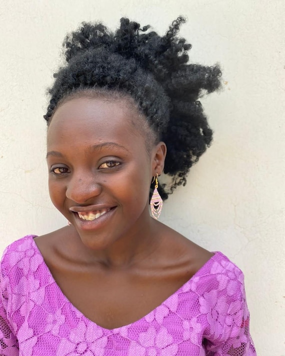 Authentic Maasai Beaded Earrings | Handmade African Jewelry from Tanzania | Women Artisan Made Gift