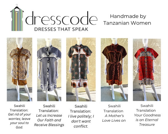 Button Down Kitenge Dress