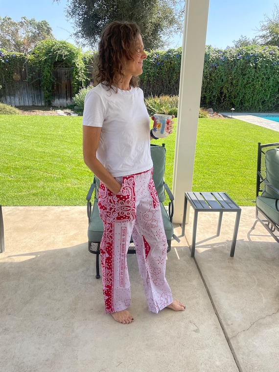 Kanga Pajama Pants – Handmade Ethical Sleepwear, Swahili Proverbs & Pockets