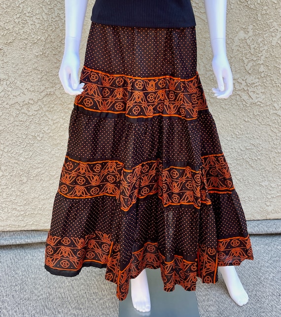 Boho Kanga Maxi Skirt – Handmade African Print, Ethical Fashion