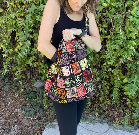 FlapOver Crossover Purse - Made by a woman in Tanzania