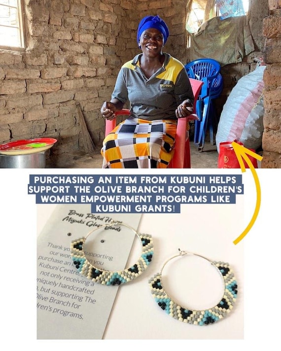 Authentic Maasai Beaded Earrings | Handmade African Jewelry from Tanzania | Women Artisan Made Gift